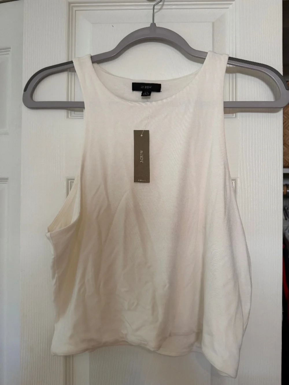 J Crew (J.Crew) White Cotton Tank